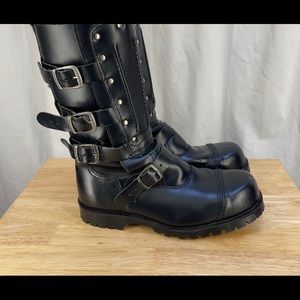 Underground England motorcycle boots NWOT size 9